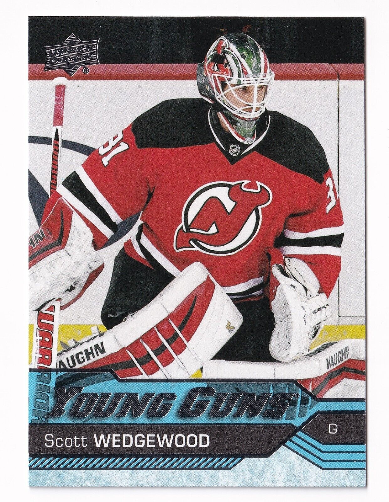 SCOTT WEDGEWOOD 2016-17 Upper Deck YOUNG GUNS #492 New Jersey Devils RC