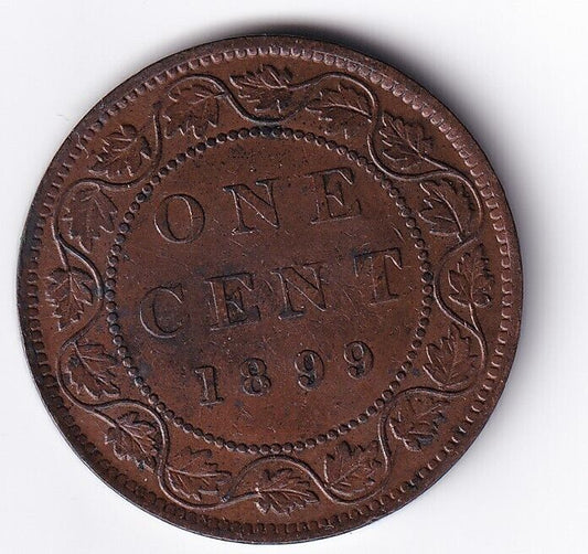 Canada 1899 1c One Large Cent Queen Victoria Extra Fine