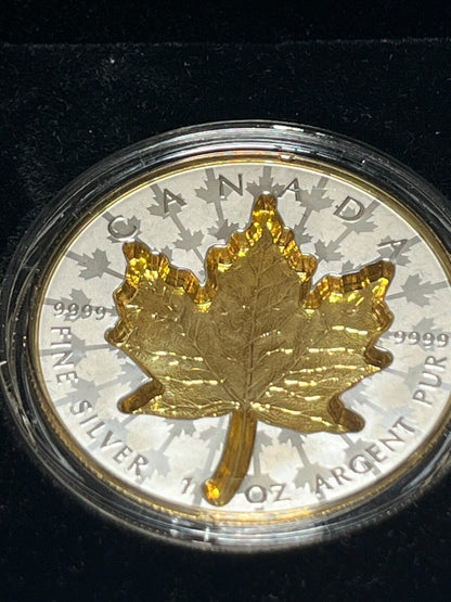 Canada 2024 $20 Super Incuse SML Silver 99.99% Maple Leaf Coin Pure