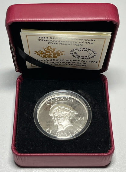 2014 Ultra-High Relief UHR Silver Coin 75th Anniversary of the First Royal Visit