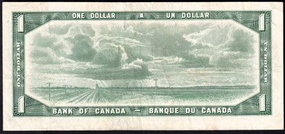 Canada 1954 $1 One Dollar Replacement Banknote Beattie - Rasminsky *A/Y 0379472