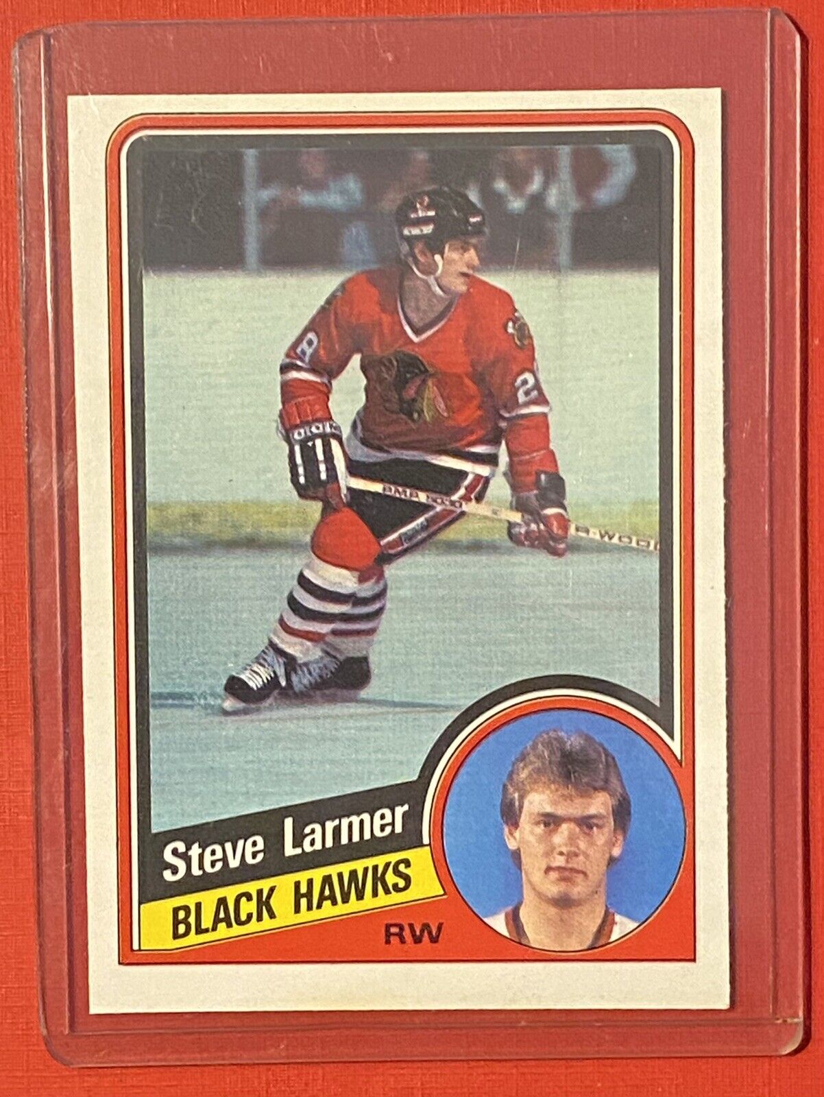 1984-85 O-PEE-CHEE STEVE LARMER #37