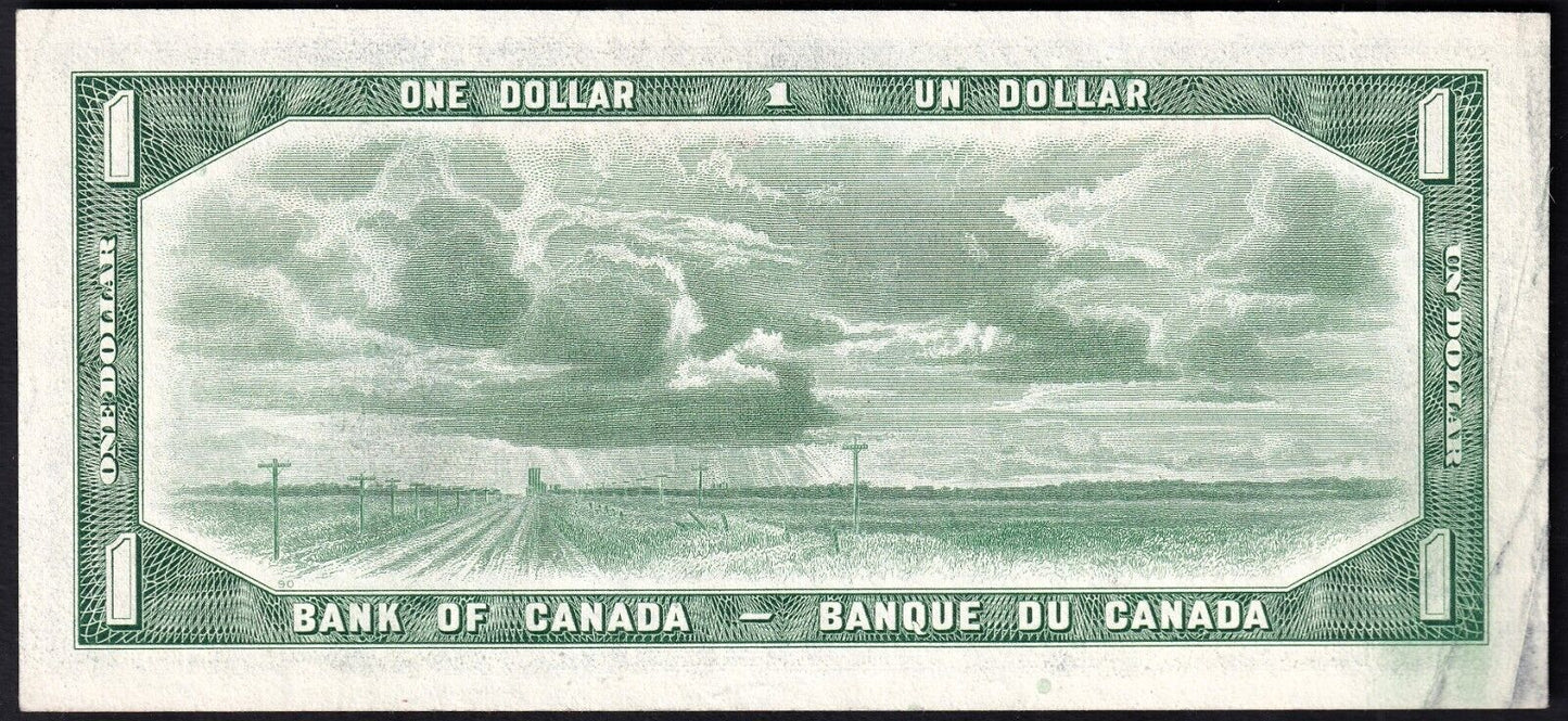 Canada 1954 $1 One Dollar Replacement Banknote Beattie - Rasminsky *A/A 0250912