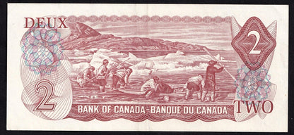 Canada 1974 $2 Two Dollar Banknote Lawson - Bouey BB 7720983 Test Note