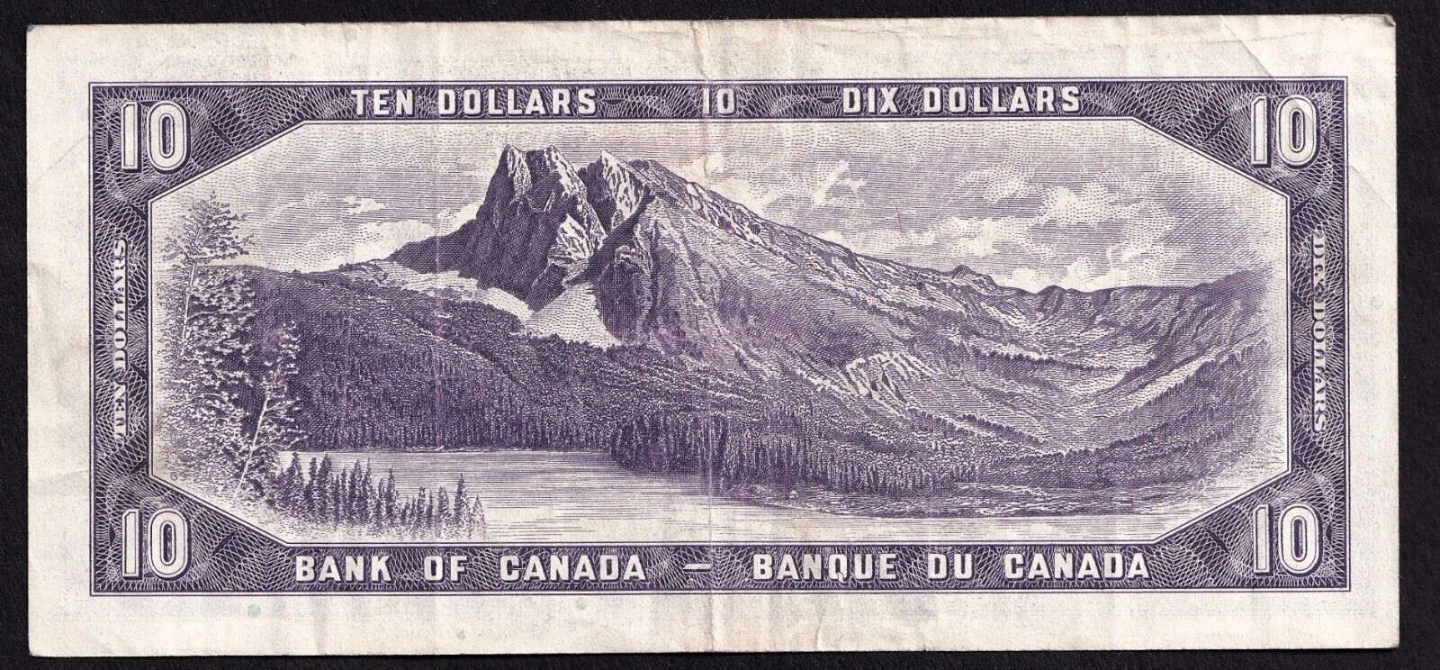 Canada 1954 $10 Ten Dollar Replacement Banknote Beattie - Rasminsky *BD 0472650