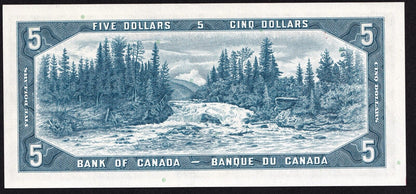 Canada 1954 $5 Five Dollar Replacement Banknote Beattie - Rasminsky *RC 0050563