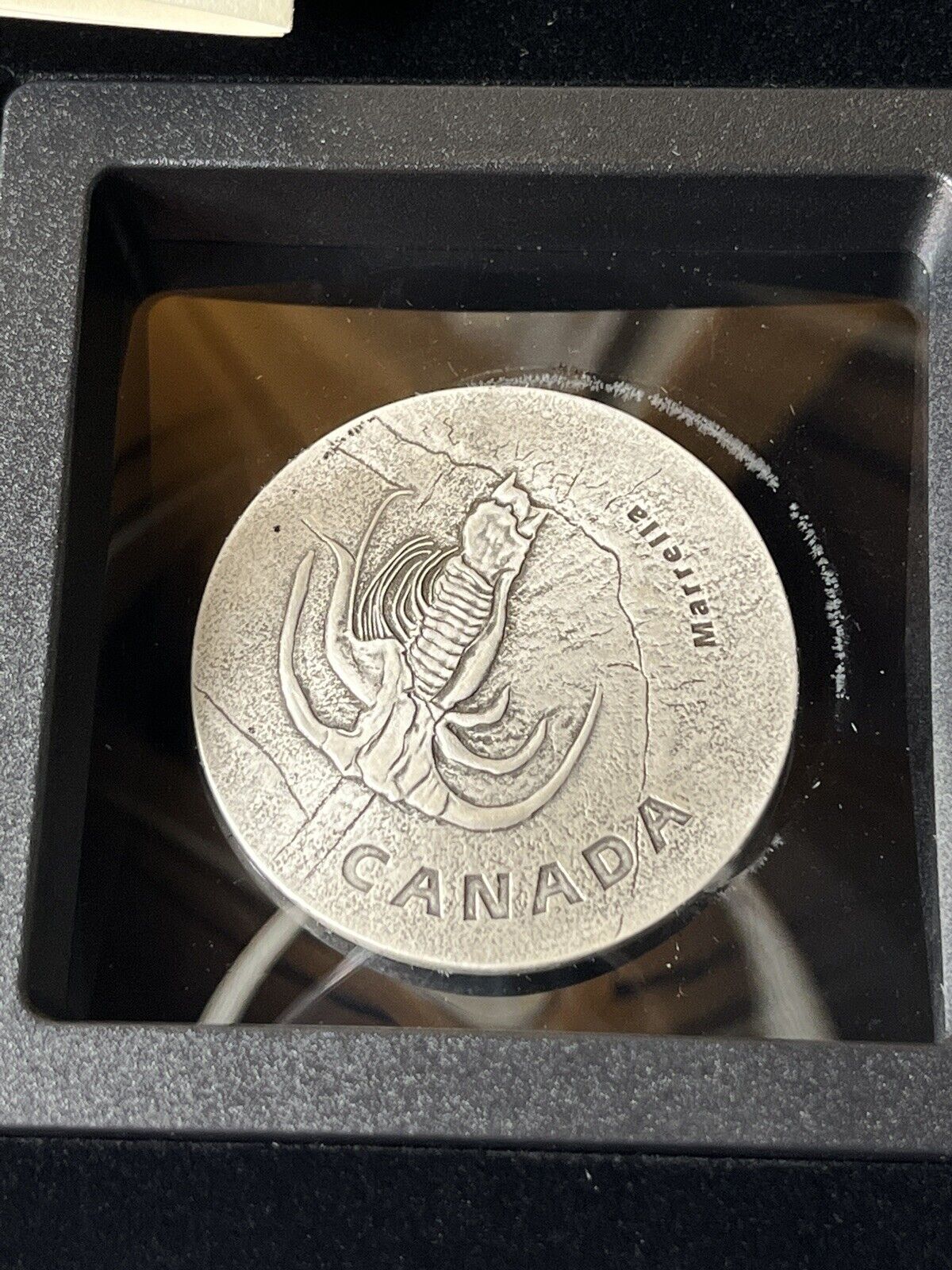 2018 Canada $20 Fine Silver Coin Ancient Marrella Dinosaur Complete Box