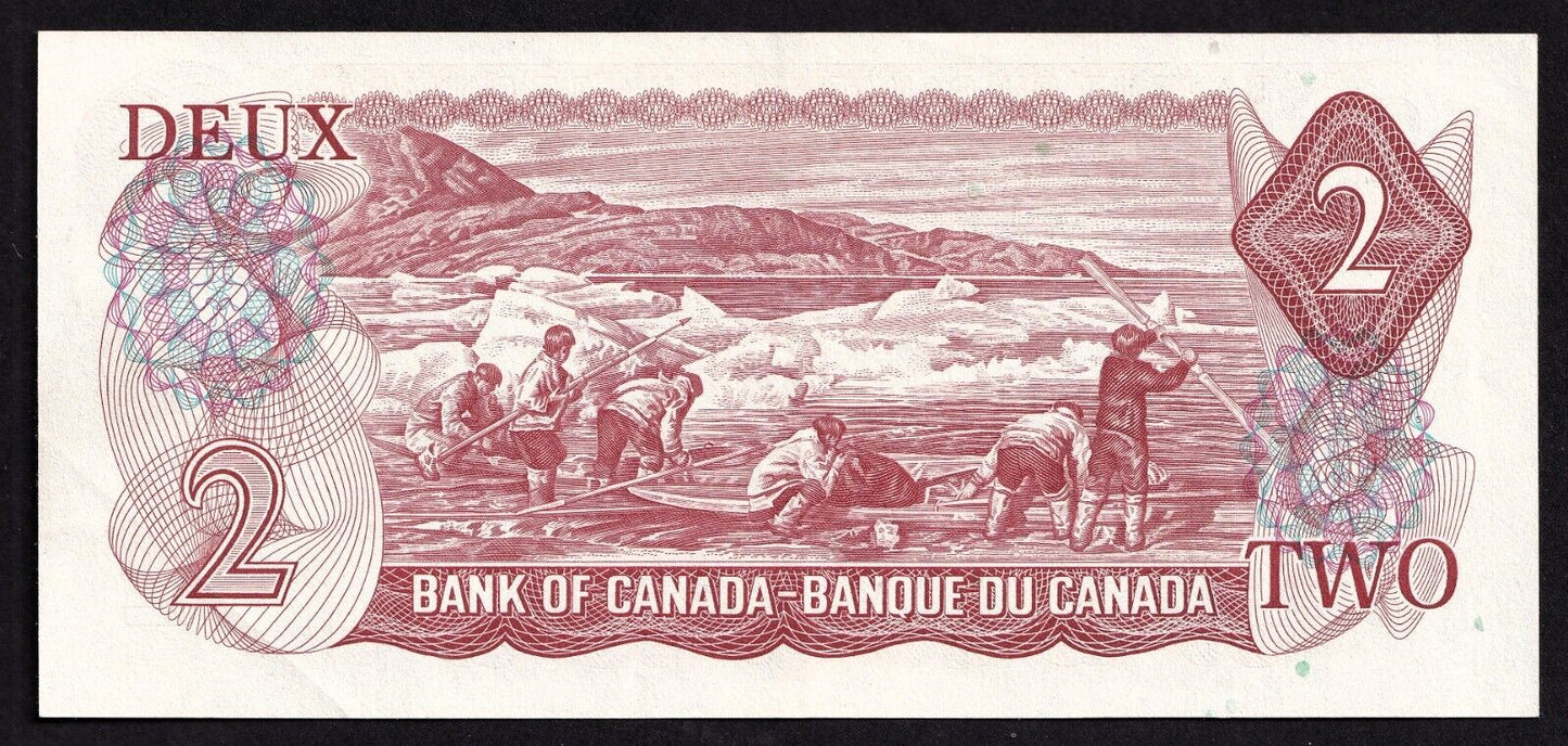 Canada 1974 $2 Two Dollar Banknote Lawson - Bouey BC 1701041