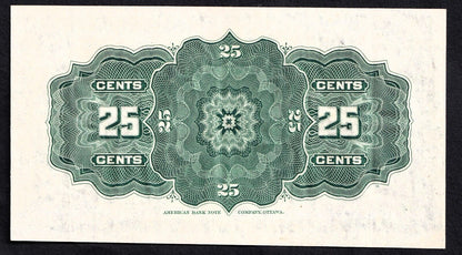 1900 Dominion of Canada 25c Shinplaster Note Boville - Nice Details