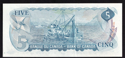 Canada 1972 $5 Five Dollar Banknote Lawson-Bouey Beautiful Colour SR 2353894