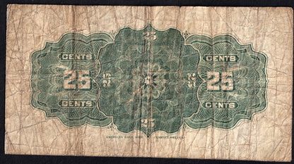 1900 Dominion of Canada 25c Shinplaster Note Courtney