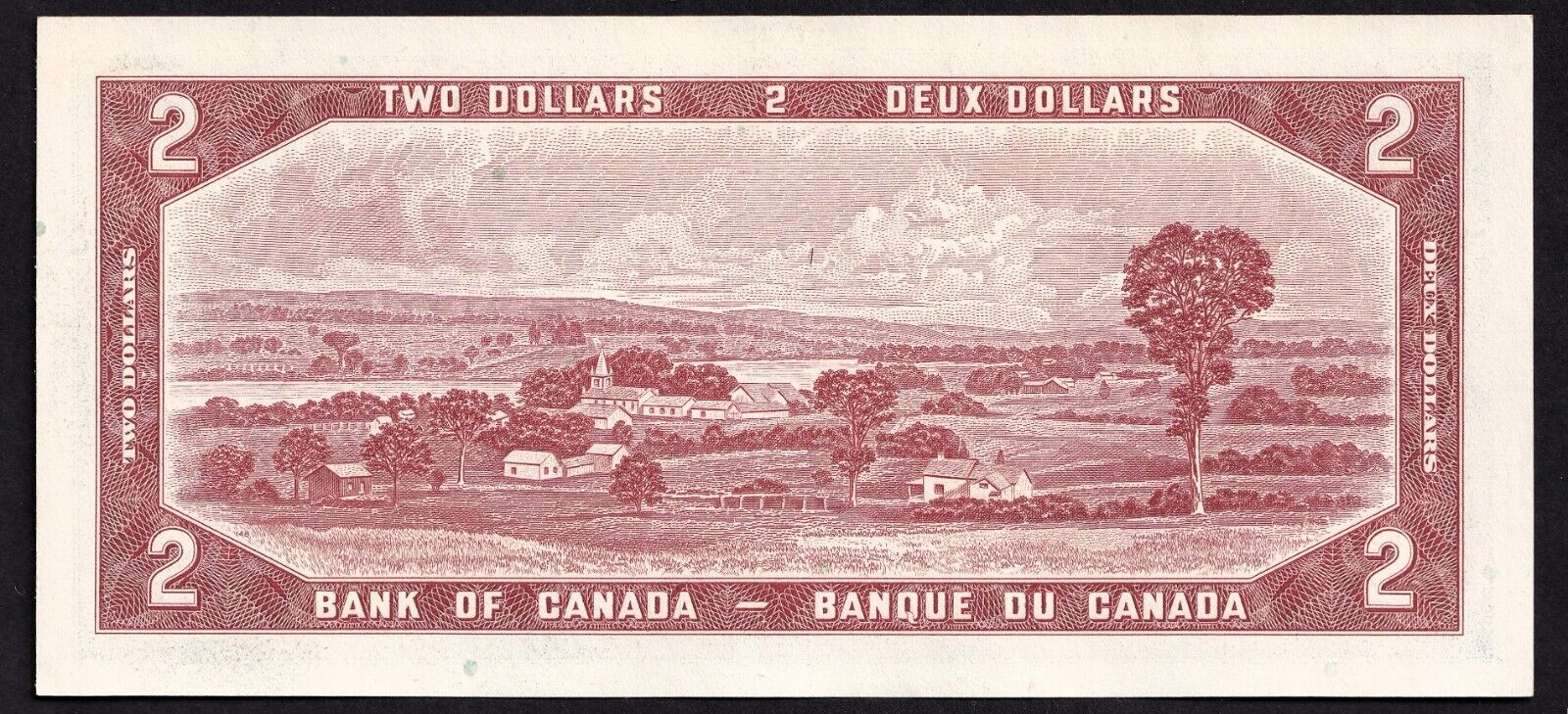 Canada 1954 $2 Two Dollar Banknote Bouey - Rasminsky G/G 5328747