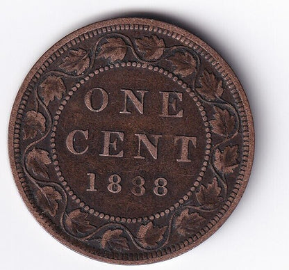 Canada 1888 1c One Large Cent Queen Victoria Very Fine #3