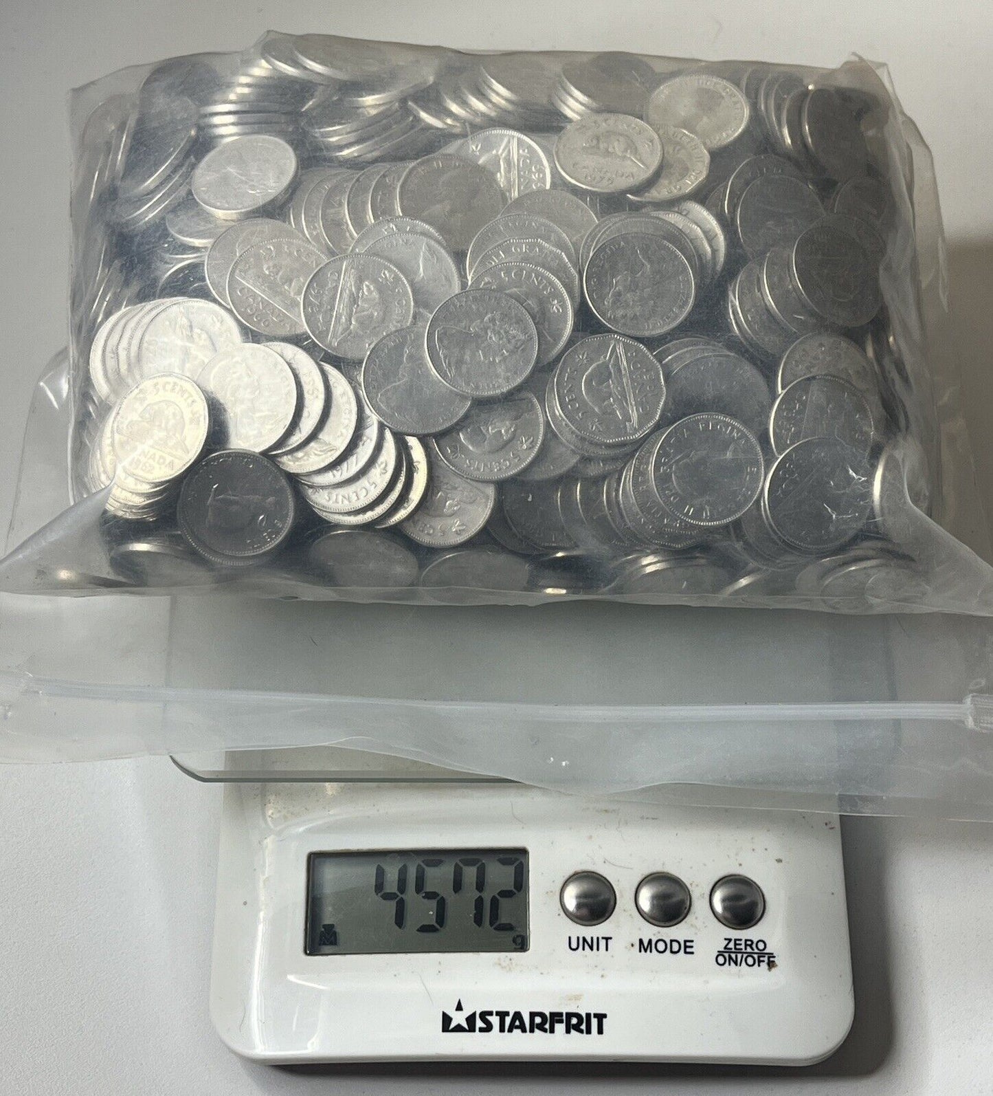 10 lbs Pre 1981 Canadian Nickel Nickels 99% Pure Nickel Bullion Unsearched 1000