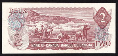 Canada 1974 $2 Two Dollar Banknote Lawson - Bouey BF1411171