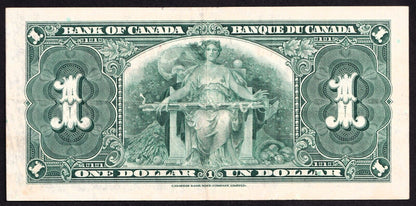 Canada 1937 $1 One Dollar Banknote Gordon - Towers A/L 4401900