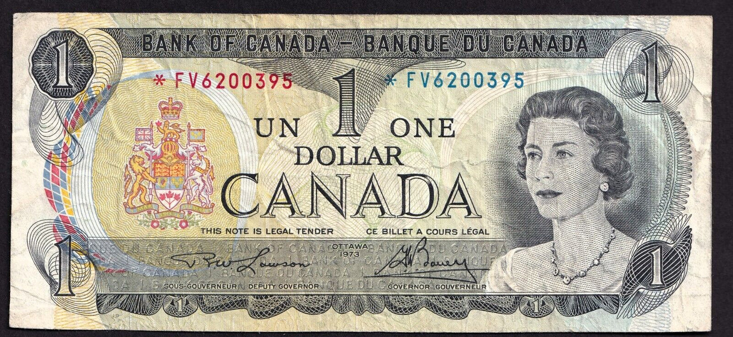 Canada 1973 $1 One Dollar Replacement Banknote Lawson - Bouey *FV 6200395