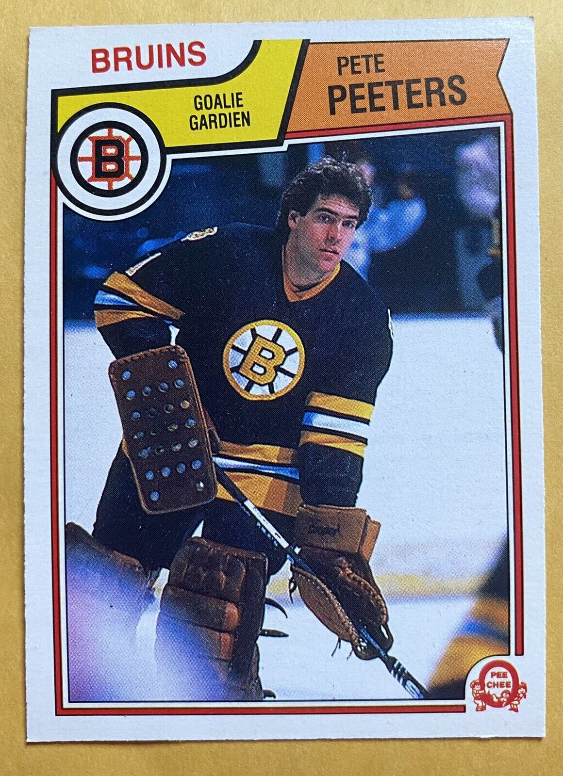 O-Pee-Chee Hockey 1983 Pete Peters #58 Boston Bruins