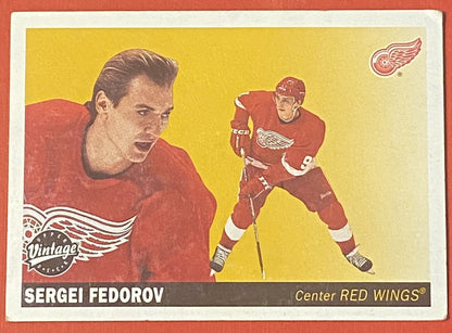 Upper Deck Vintage 2002-03 Sergei Fedorov #89 Detroit Red Wings