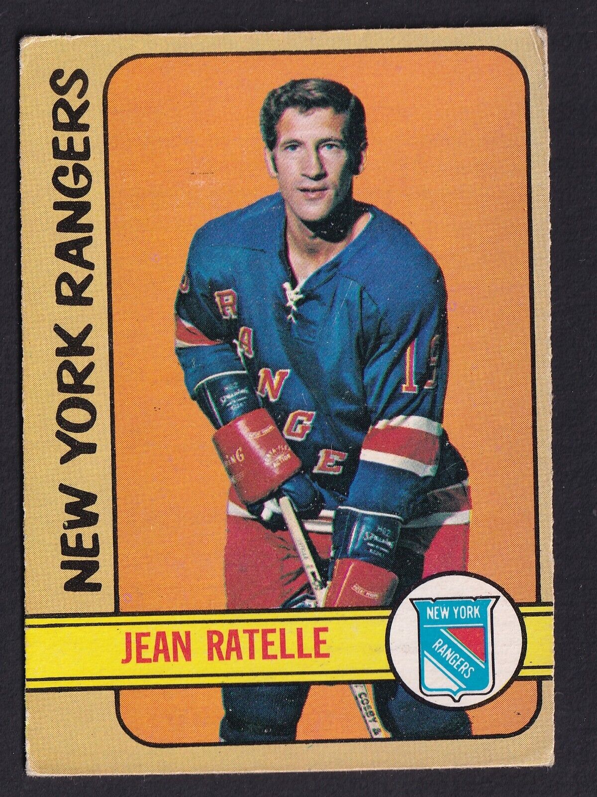 1972-73 O-Pee-Chee #12 Jean Ratelle New York Rangers Hockey card