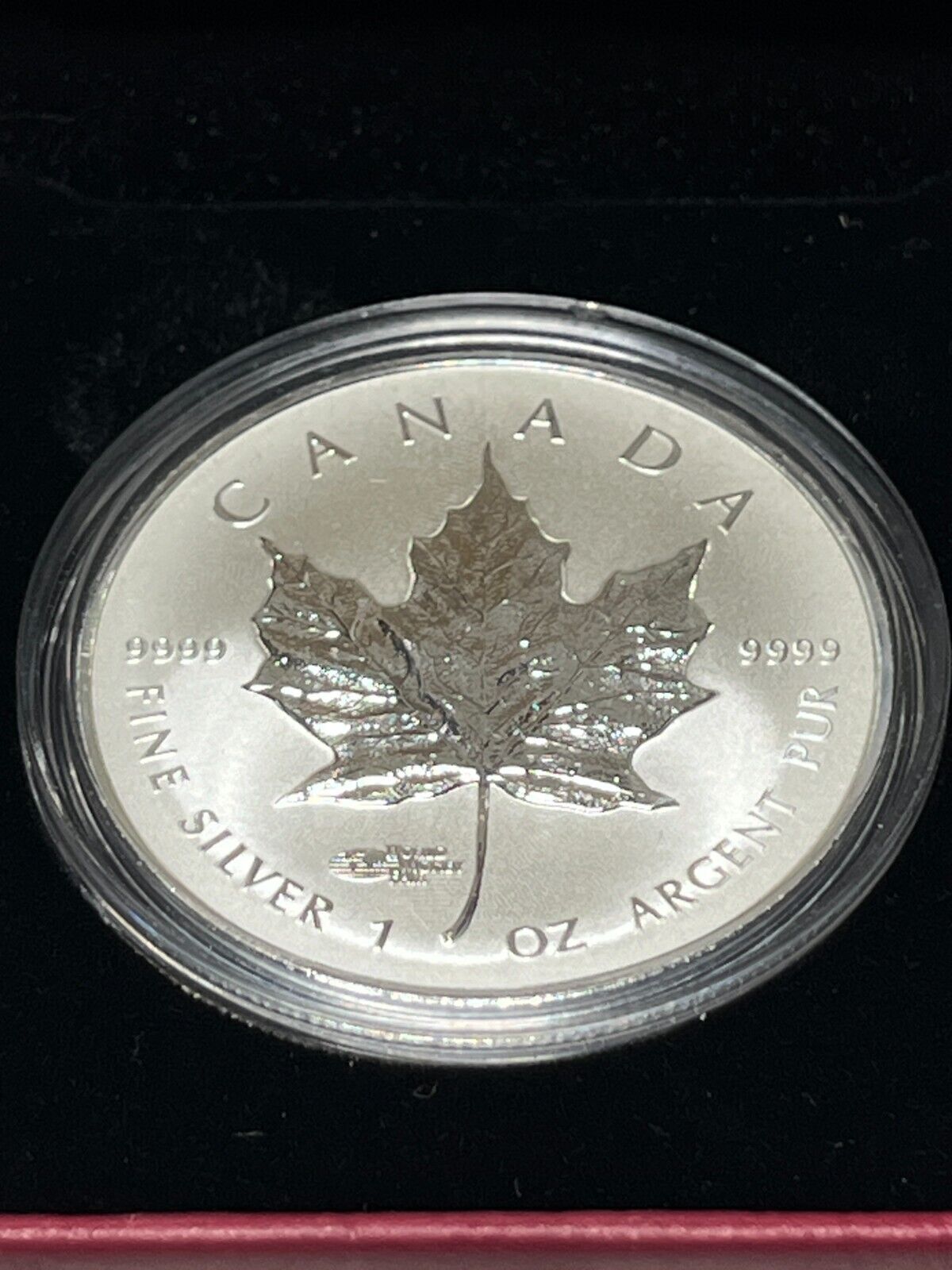 2014 Berlin World Money Fair Canada Fine Silver Coin Maple Leaf WMF Privy Mark