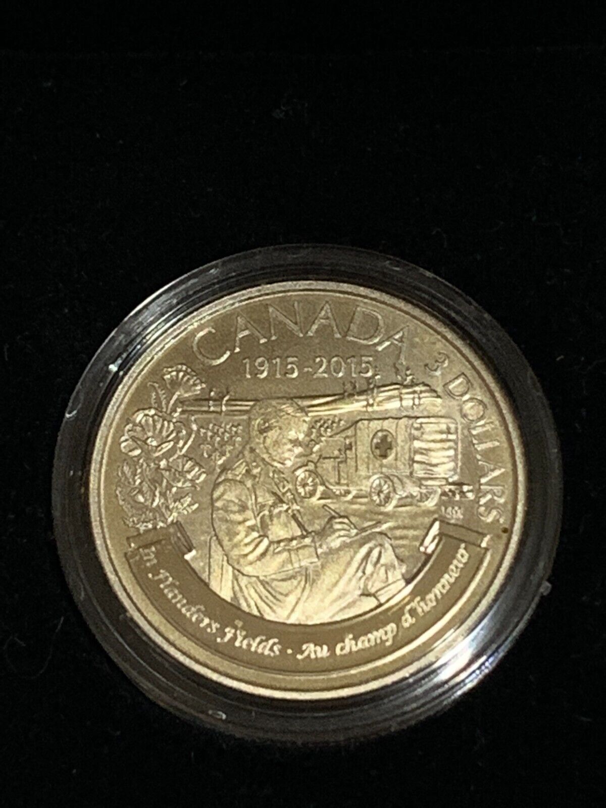 2015 Canada $3 Fine Silver Coin - 100th Anniversary of In Flanders Fields