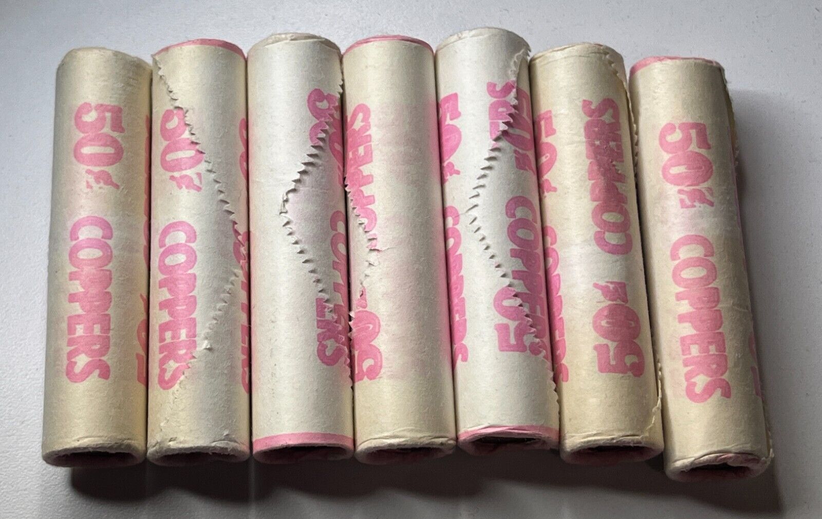 1977 Mint Sealed Roll Of 50 Uncirculated Canada Pennies