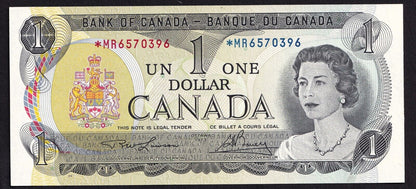 Canada 1973 $1 One Dollar Replacement Banknote Lawson - Bouey *MR 6570396