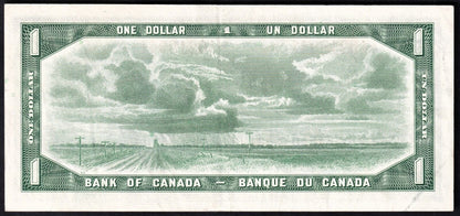 Canada 1954 $1 One Dollar Replacement Banknote Beattie - Rasminsky *A/A 0218941