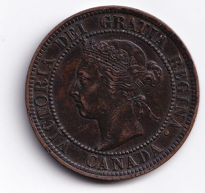 Canada 1899 1c One Large Cent Queen Victoria Very Fine - 30