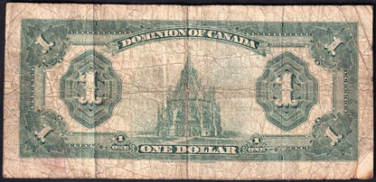 Dominion Of Canada 1923 $1 One Dollar Banknote Campbell - Clark E9279225