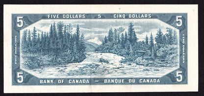 Canada 1954 $5 Five Dollar Banknote Bouey - Rasminsky Beautiful Colour