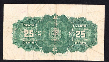 1900 Dominion of Canada 25c Shinplaster Note Boville #M4