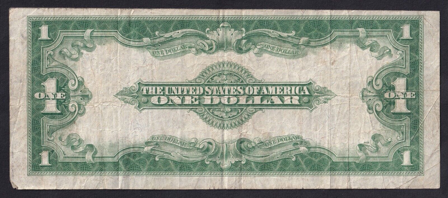 USA United States 1923 $1 One Dollar Silver Certificate Speel - White