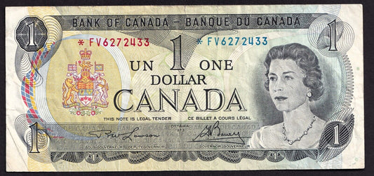 Canada 1973 $1 One Dollar Replacement Banknote Lawson - Bouey *FV 6272433