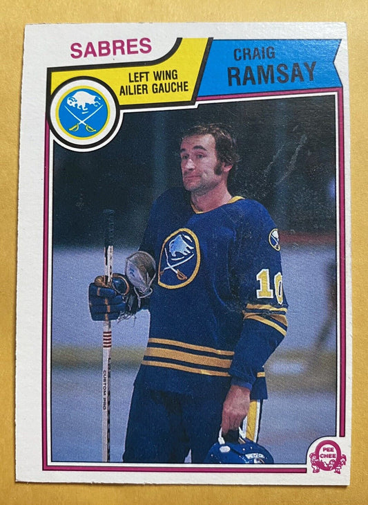 Craig Ramsay 1983-84 O-PEE-CHEE OPC Hockey #69 (EXMT+) Buffalo Sabres