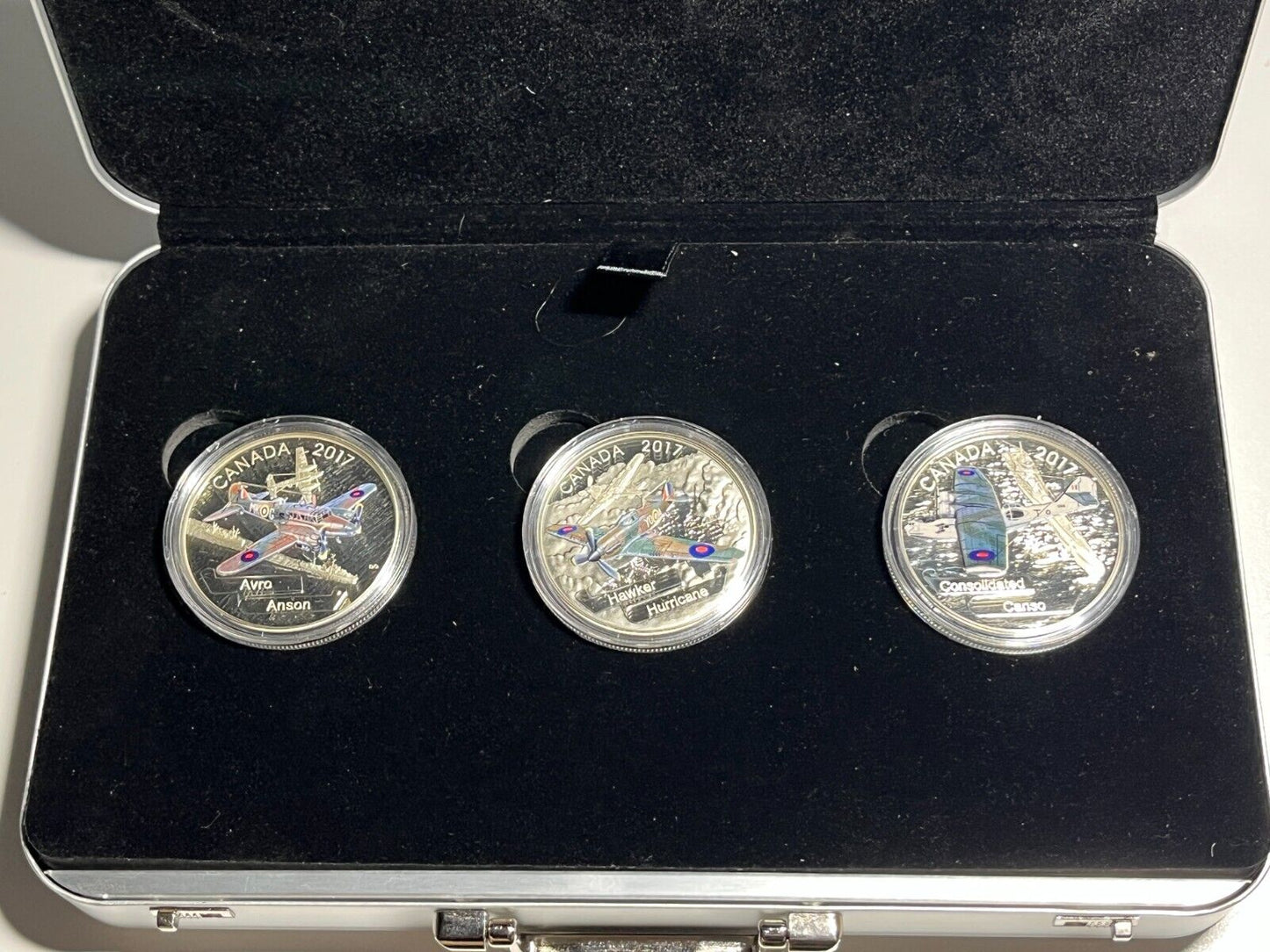 2017 $20 Aircraft Of The Second World War WW2 3 Coin Silver Set RCM