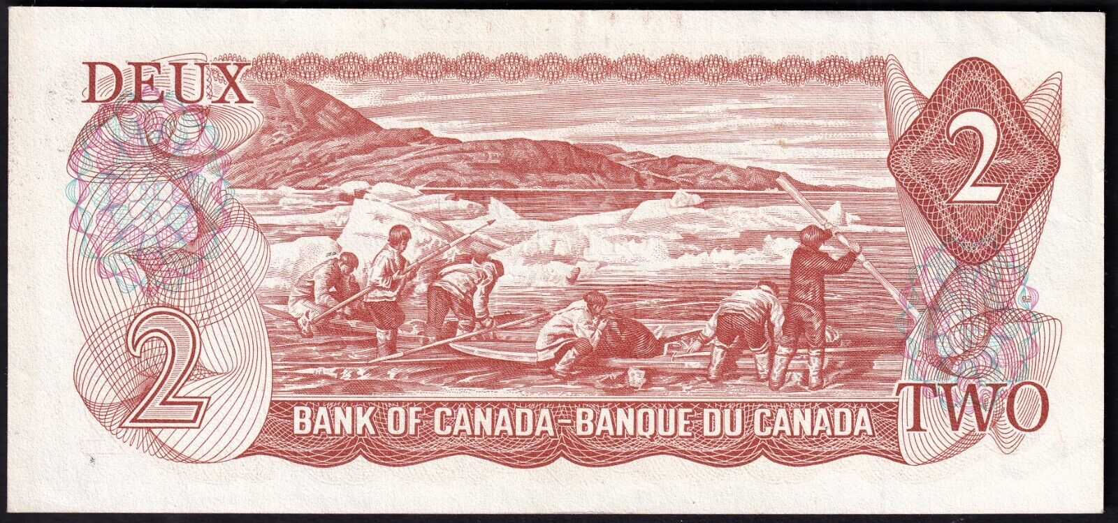 Canada 1974 $2 Two Dollar Banknote Crow - Bouey AGS 0138689