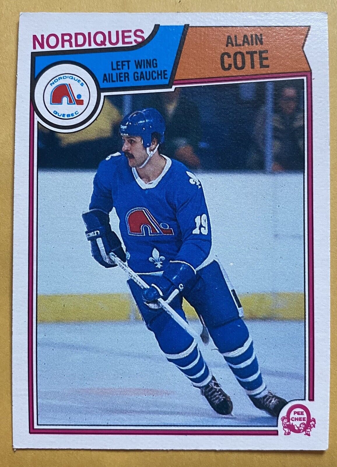 1983-84 OPC O-PEE-CHEE #291 - Alain Cote - Quebec Nordiques - NM 