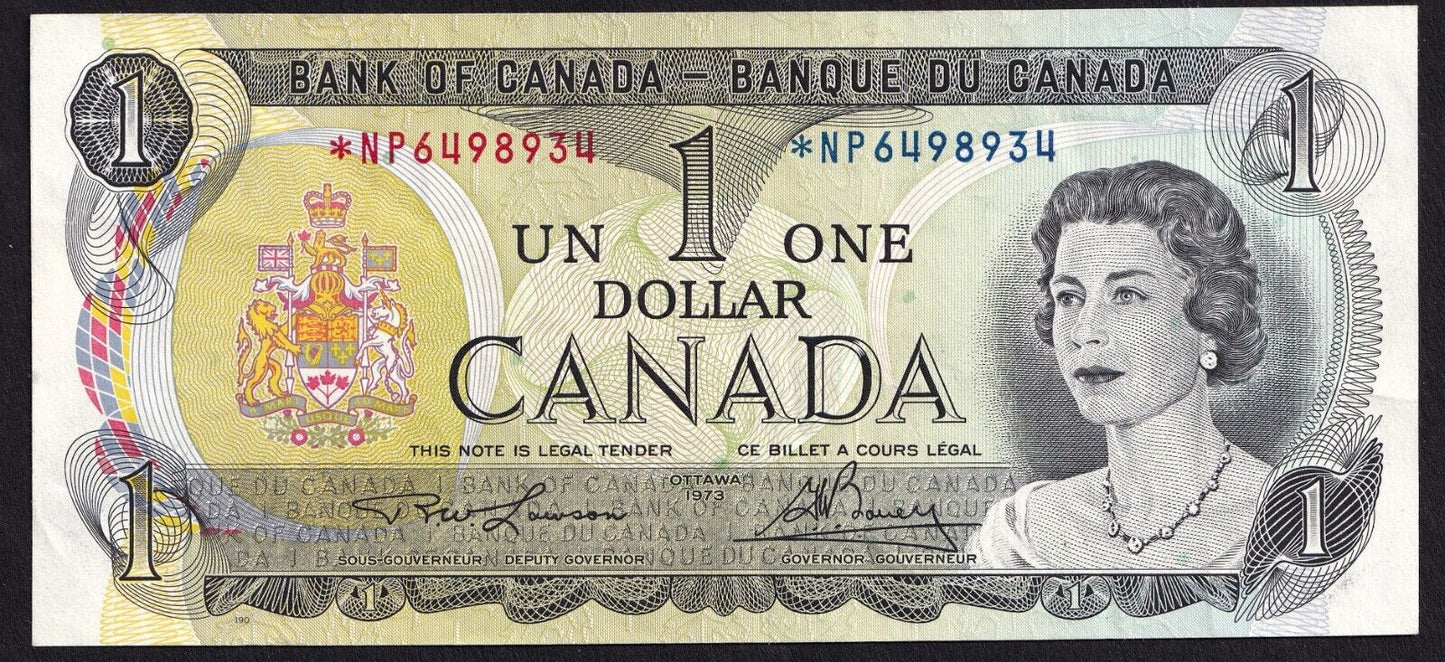 Canada 1973 $1 One Dollar Replacement Banknote Lawson - Bouey *NP 6498934