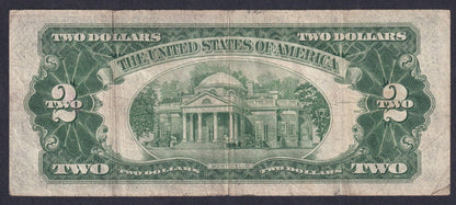 United States Series 1953 $2 Banknote Red Seal