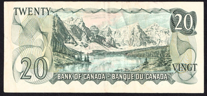 Canada 1969 $20 Twenty Dollar Banknote Beattie - Rasminsky EX 1546428