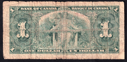 Canada 1937 $1 One Dollar Banknote Gordon - Towers A/L 2991630