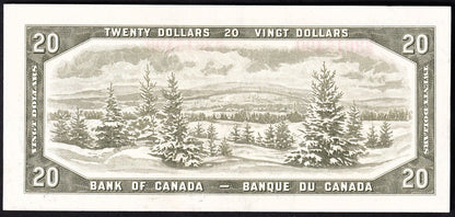 Canada 1954 $20 Twenty Dollar Banknote Beattie - Rasminsky W/E 3615490