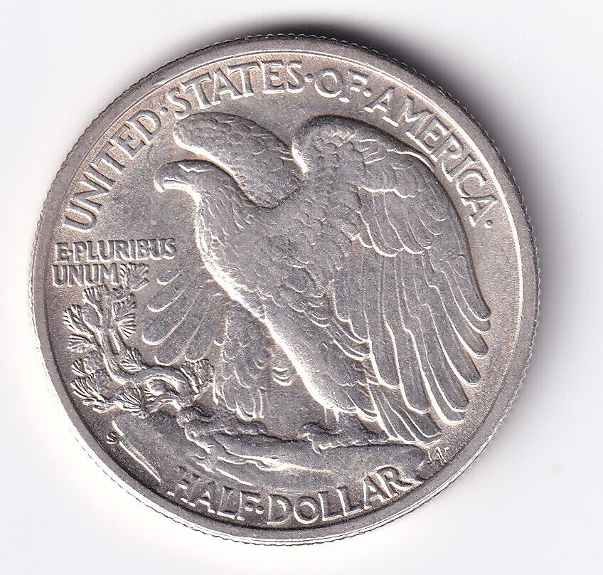 United States 1946-S  .900 Silver Walking Liberty Half Dollar 50 Cent