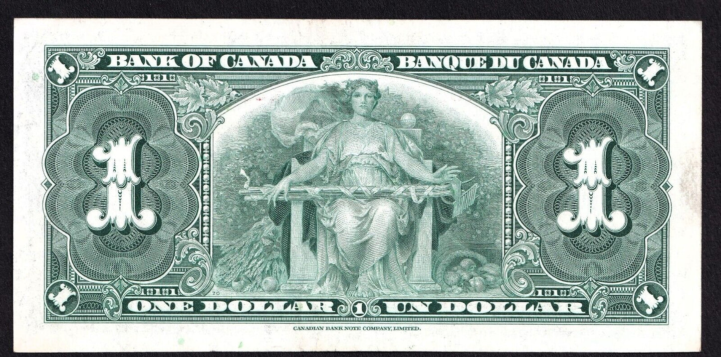 Canada 1937 $1 One Dollar Banknote Coyne - Towers U/N 2183930