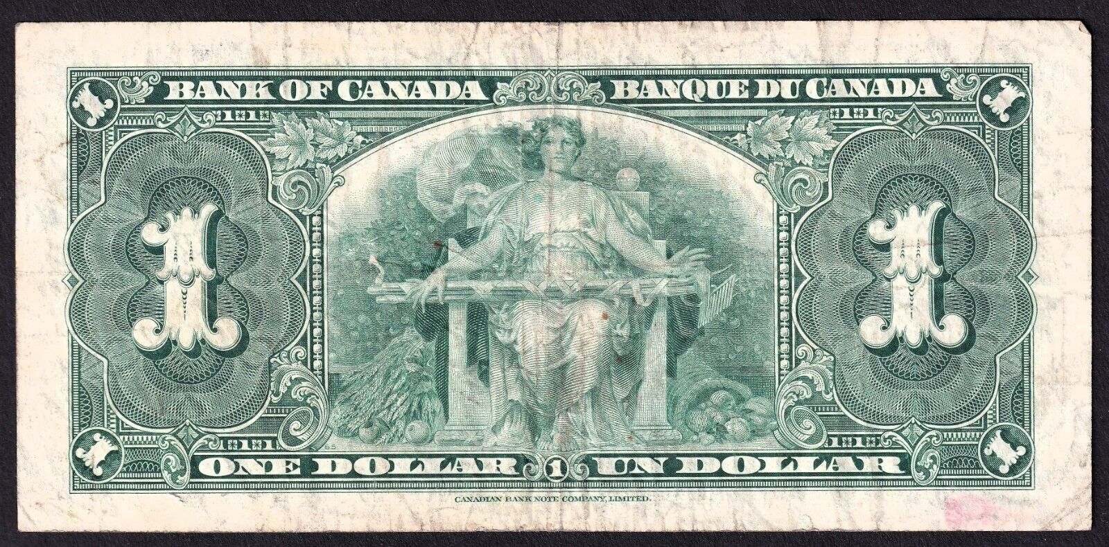 Canada 1937 $1 One Dollar Banknote Coyne - Towers B/N 1045578