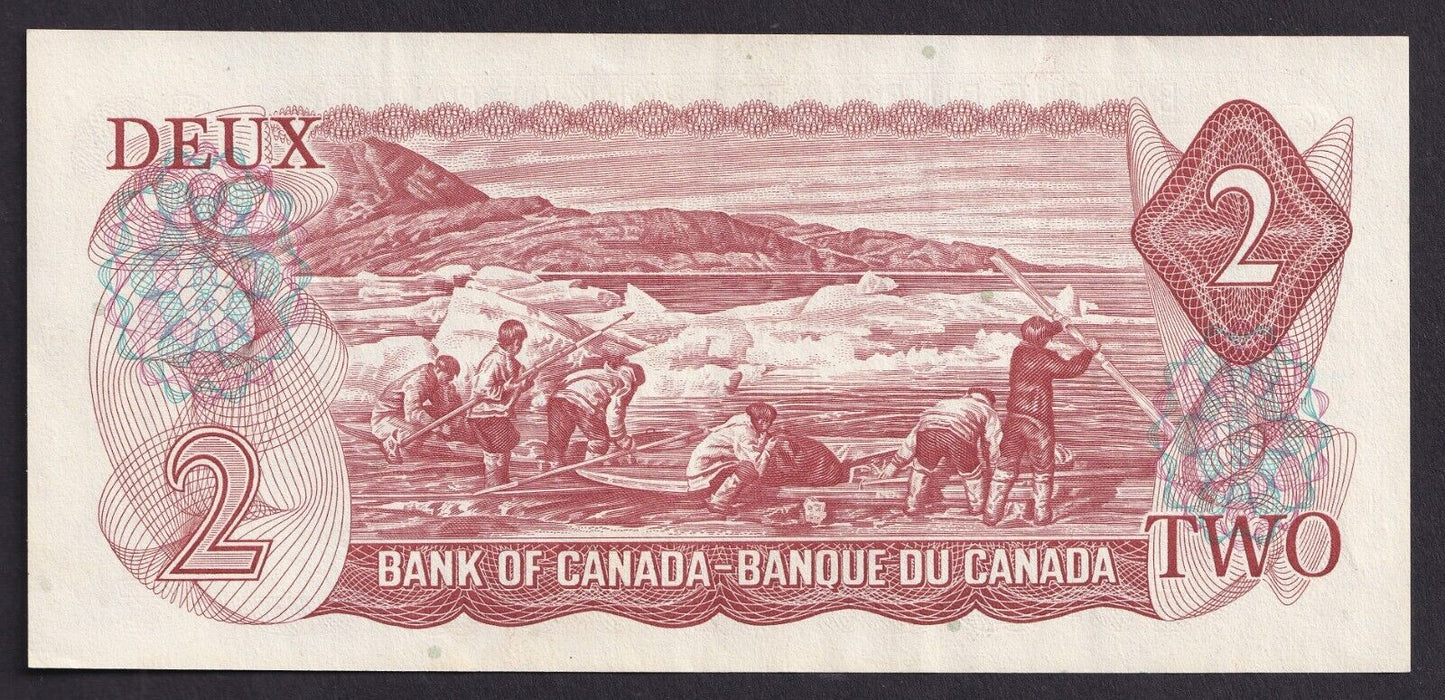 Canada 1974 $2 Two Dollar Banknote Lawson - Bouey BM5361005