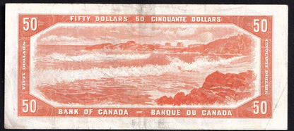 Canada 1954 $50 Fifty Dollar Banknote Beattie - Coyne A/H 7874264