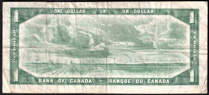 Canada 1954 $1 One Dollar Replacement Banknote Beattie - Rasminsky *A/A 0099089